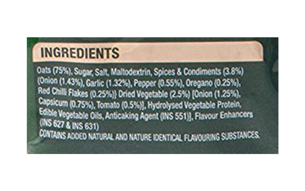Saffola Masala Oats Italian   Pack  250 grams